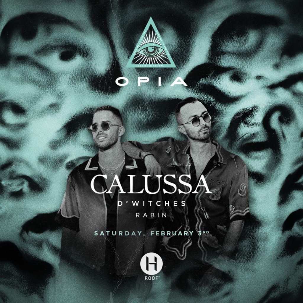 Calussa in Cancun wil take the HRoof stage this Saturday, February 3rd.